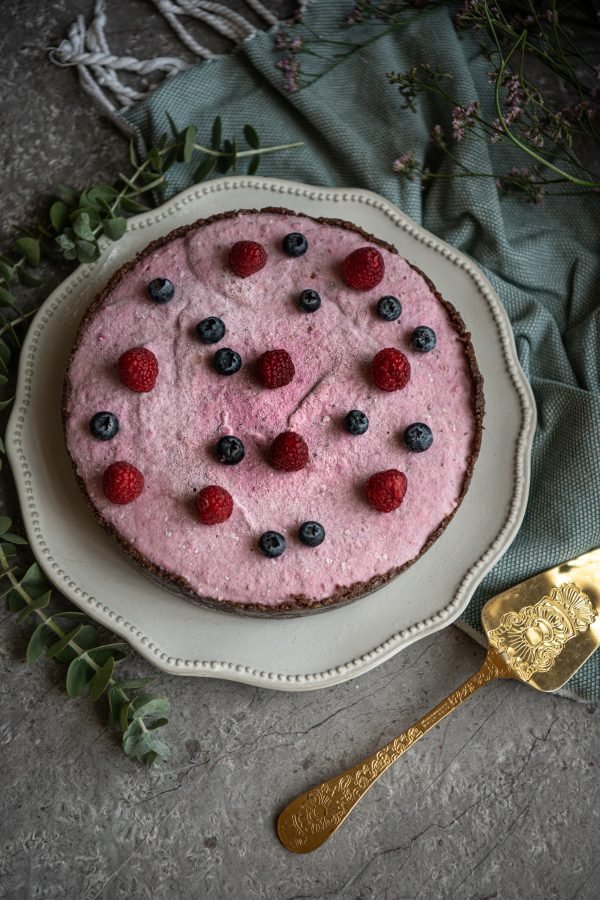 Cheesecake Vegano — Pastelería Pavlova, Puerto Vallarta