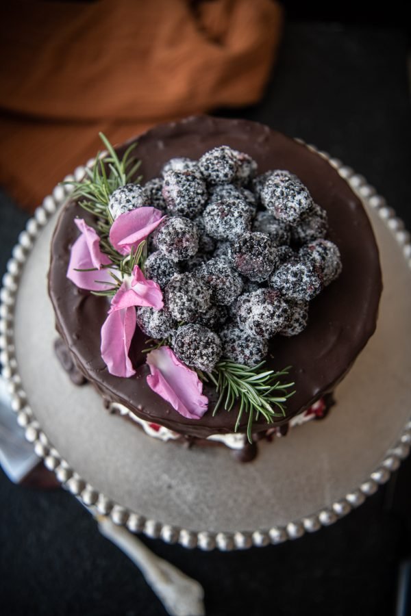 Pastel de Chocolate y Zarzamora, foto 2 — Pastelería Pavlova, Puerto Vallarta