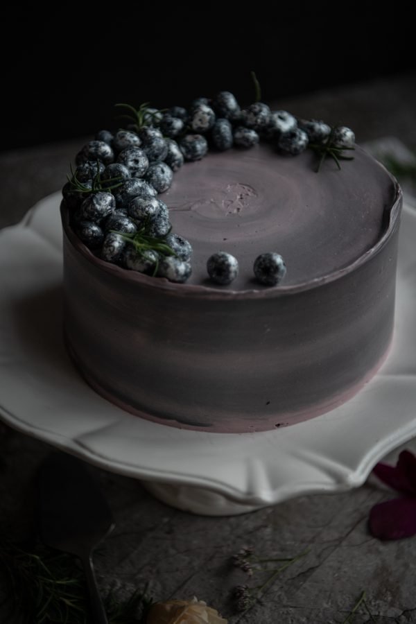 Pastel de Mora Azul — Pastelería Pavlova, Puerto Vallarta